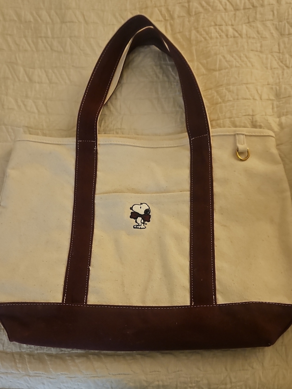 Snoopy Tote Bag, EUC